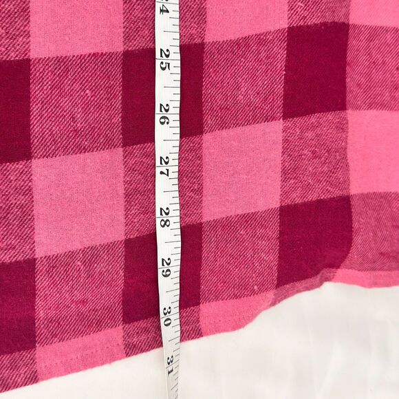 BlairBuffalo Plaid Button Front Tunic Top Women’s Plus L 100% Cotton Long Sleeve - Picture 6 of 7